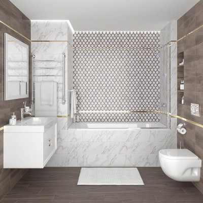 Плитка Blanco белый мозаика 08-00-01-2678 20х40