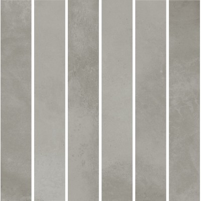 Плитка KMD2MSM002BN Декор Фес мозаичный серый глянцевый 15x15x0,77