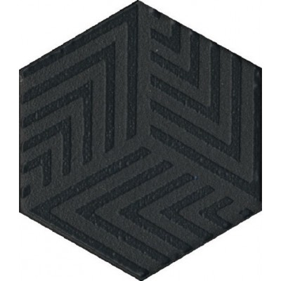 Керамогранит OS/B241/63001 Декор Агуста черный 6х5,2