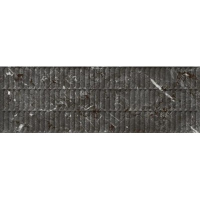 Плитка KM3090B0170R Тубкаль чёрный глянцевый структура обрезной 30x89,5x1,05