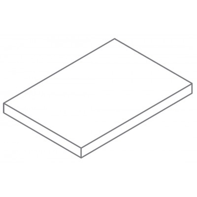 Ступени 620070003105 Forum Wave Silver Scalino Angolare Sx 33x80