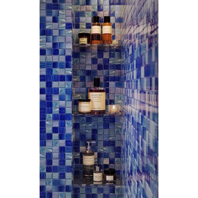 Мозаика Royal blue (стекло) 4*25*25 300*300