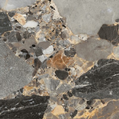 Керамогранит CR6060G0451R Grappolo Multi серый матовый 59,5х59,5