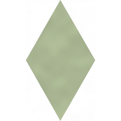 Плитка KMD2SRB008BN Декор Риад зелёный светлый глянцевый 13,5x7,8x0,9