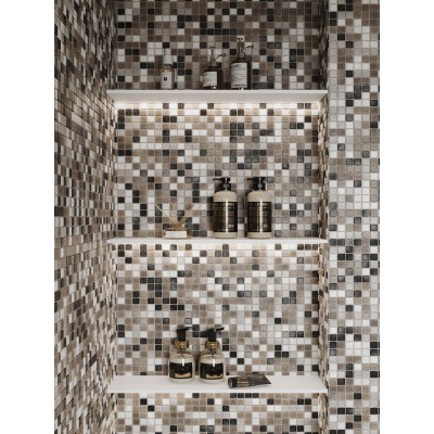 Мозаика Royal blue (стекло) 4*25*25 300*300