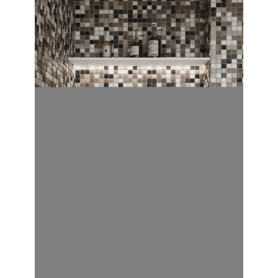 Мозаика Glass Stone 1 (стекло+камень) 15*15 300*300