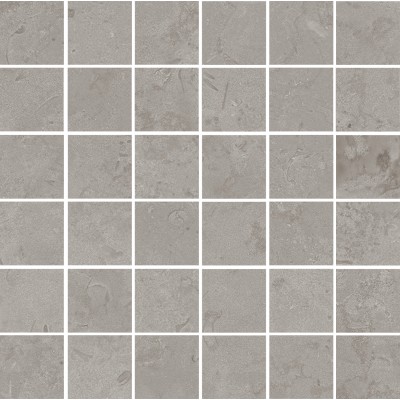 Мозаика DD205220/MM Декор Про Лаймстоун серый матовый мозаичный 30х30