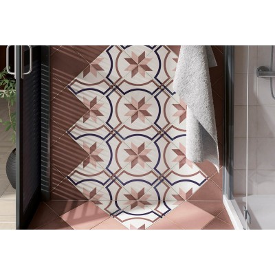 Керамогранит 24388 Art Nouveau Coral Pink 20x20