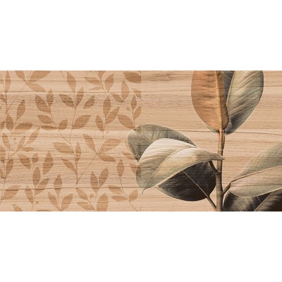 Плитка 08-01-15-2454 Organic коричневый узор 20х40