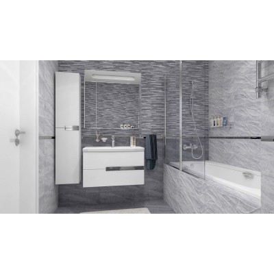 Плитка Pegas тёмно-серый 17-01-06-1177 20х60