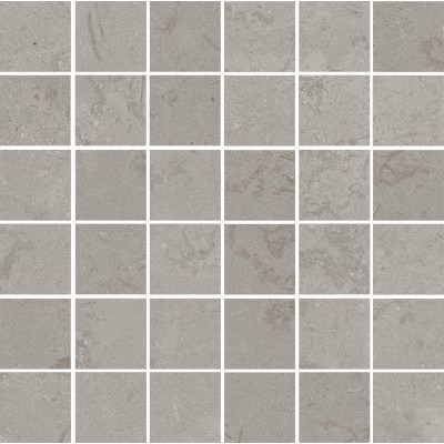 Мозаика DD205220/MM Декор Про Лаймстоун серый матовый мозаичный 30х30