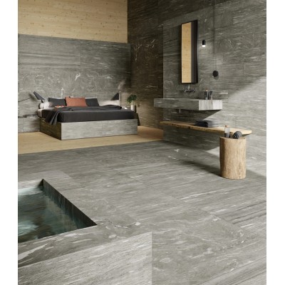 Плитка 600080000424 Skyfall Блу Вставка Текстур 40x80