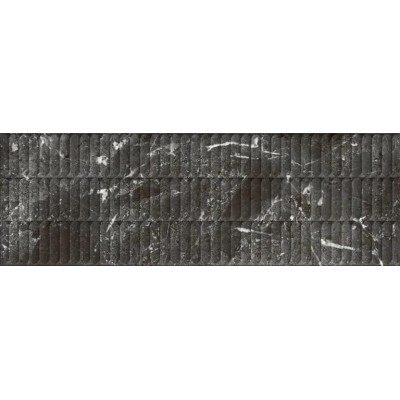 Плитка KM3090B0170R Тубкаль чёрный глянцевый структура обрезной 30x89,5x1,05