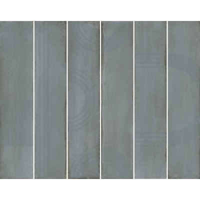 Плитка KMP3STA002RN6X Панно Мажорель голубой глянцевый (из 6 частей 6х28,5) 36x28,5x1