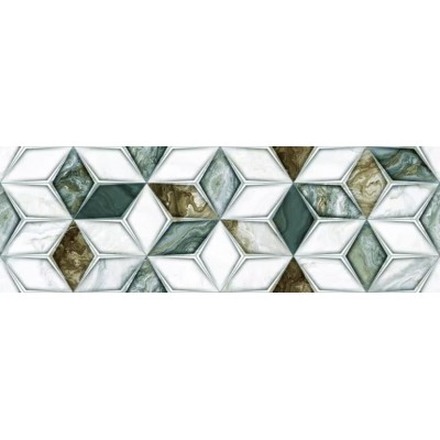 Плитка DG17-04 Hypnose Malachite Decor 04 glossy 30x90