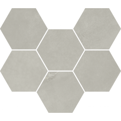 Мозаика 620110000188 Continuum Silver Mosaico Hexagon 25x29