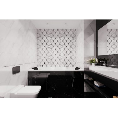 Плитка 10100000448 Aurora Черный 60x25