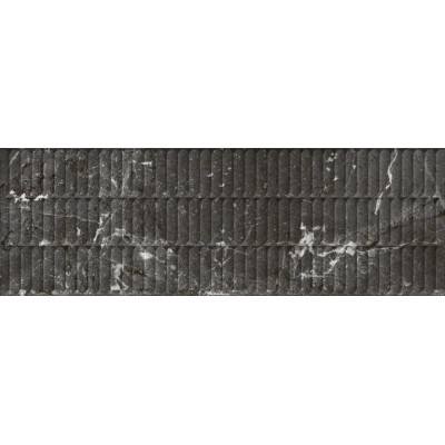 Плитка KM3090B0170R Тубкаль чёрный глянцевый структура обрезной 30x89,5x1,05