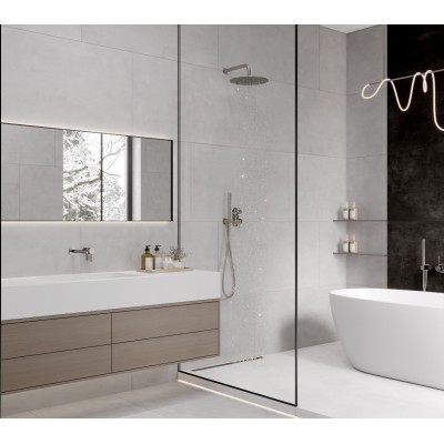 Керамогранит LP6012G0621R Festa Grafite тёмно-серый глянцевые чернила 59,5х119,1