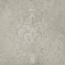 Керамогранит KM4040G0061N Хадду серый светлый матовый декорированный 40,2x40,2x0,8