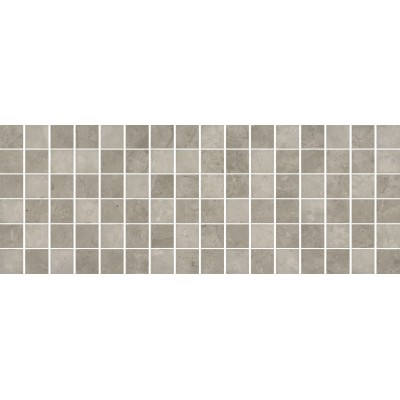 Плитка MM15150 Декор Монсанту мозаичный серый светлый глянцевый 15х40
