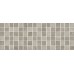 Плитка MM15150 Декор Монсанту мозаичный серый светлый глянцевый 15х40