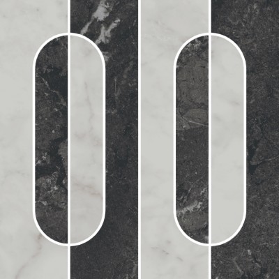 Керамогранит KMD2HID013GR Декор Тубкаль наборный матовый обрезной 30x30x0,9