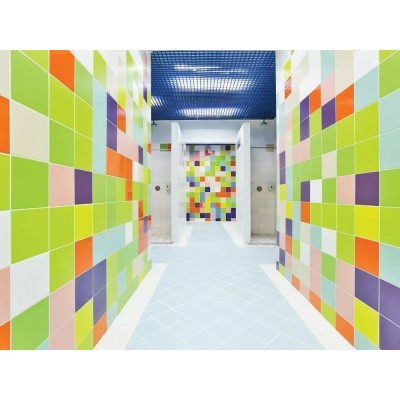 Плитка 5114 Калейдоскоп фиолетовый 20x20