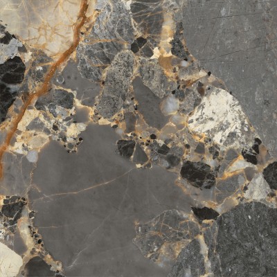 Керамогранит CR6060G0451R Grappolo Multi серый матовый 59,5х59,5