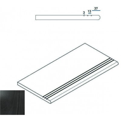 Ступени 620040000029 CARBON GRADINO ROUND GRIP DX 30x60