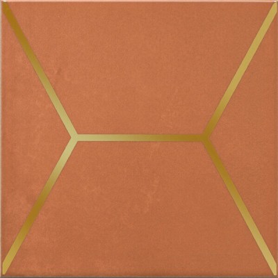 Плитка OP/D181/17066 Декор Витраж оранжевый 15*15