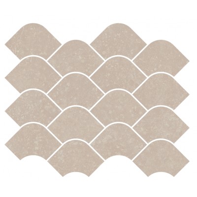 Плитка KMD2HID003BR Декор Касабланка наборный бежевый светлый матовый обрезной 30x25x0,9