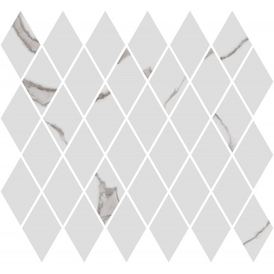 Мозаика T054/48022 Декор Монте Тиберио мозаичный белый глянцевый 37,5x35x1