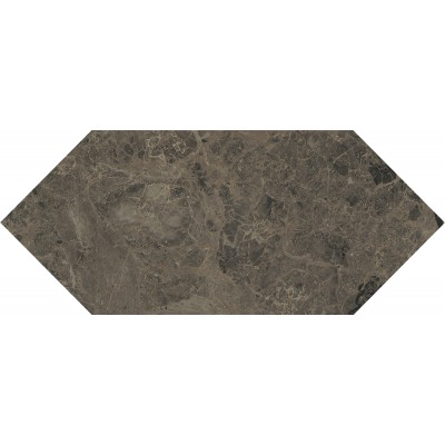 Плитка 35014 Бикуш коричневый глянцевый 14х34