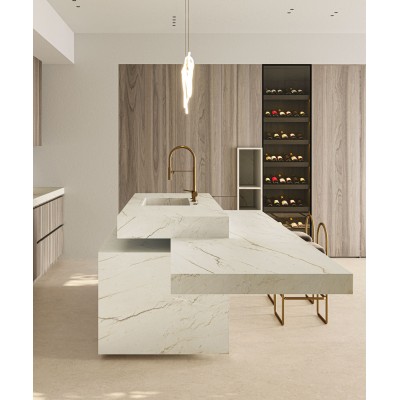 Керамогранит MB27 Calacatta Brasile Satin 12mm 162x324