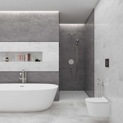 Керамогранит Wave Onyx Grey carving 60x120