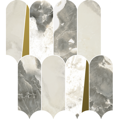 Мозаика 620110000236 Stellaris Dover Light Mosaico Elegant Lux 32.5x36.1