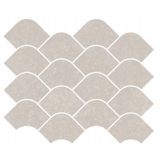 Плитка KMD2HID001BR Декор Касабланка наборный серый светлый матовый обрезной 30x25x0,9