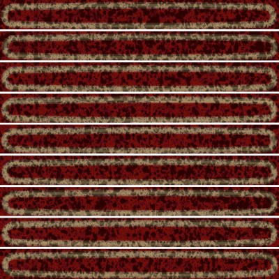 Плитка KMD2SOB003BN Декор чипсет Далия красный тёмный глянцевый 20x20x0,95