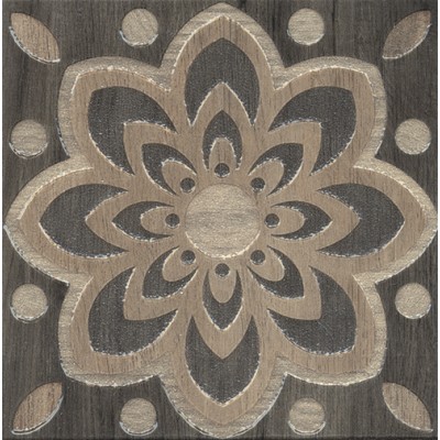 Керамогранит HGD/B31/TU0031L Вставка Фратте серый лаппатированный 15х15