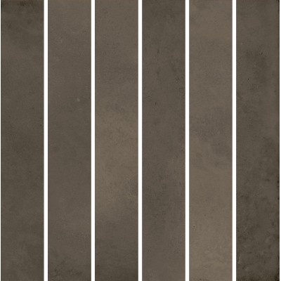 Плитка KMD2MSM004BN Декор Фес мозаичный коричневый глянцевый 15x15x0,77