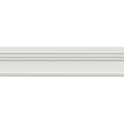 Плитка BLB049 Бордюр Багет Альвао белый матовый 20х5