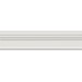 Плитка BLB049 Бордюр Багет Альвао белый матовый 20х5