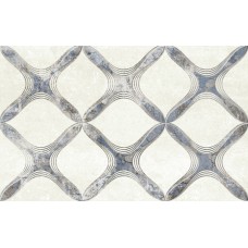 Плитка 010301002094 Персиан серый декор 02 25х40