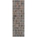 Плитка MM12143 Декор Театро коричневый мозаичный 25*75