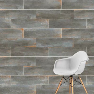 Керамогранит K952417R0001VTET RusticWood Черный Мат R10A 7Р 20х80