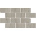 Мозаика BR033 Бордюр Сан-Марко мозаичный серый матовый обрезной 46,5x26,5x0,9