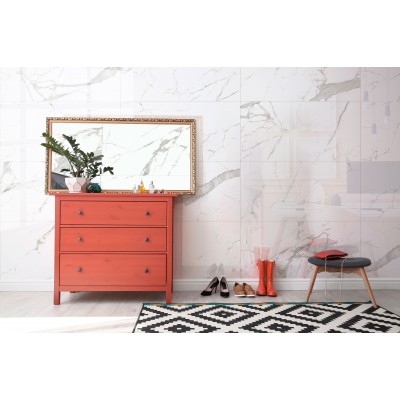 Керамогранит GT120608003PR Livorno Белый Slim 60x120