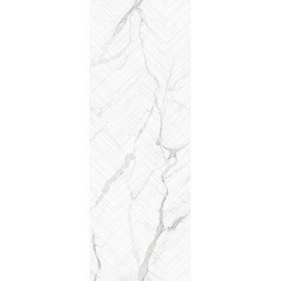 Керамогранит 41757 Lumiere White Decor ST/100x275/R 100x275
