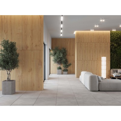 Ступени Комплект GF01 Graffito Light Grey (Ступень 33x120 неполированный прямоугольный бортик без насечек + Подступенок 14,5x120)